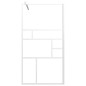 vidaXL Duschwand für Walk-In Dusche 115x195 cm ESG-Glas Weiß vidaXL Duschwand für Walk-In Dusche 115x195 cm ESG-Glas Weiß