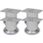 4 x Möbelfuß Sofafuß Sockelfuß Chrom rund 60 mm 4 x Möbelfuß Sofafuß Sockelfuß Chrom rund 60 mm