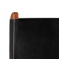 vidaXL Relaxstuhl Klappbar Schwarz Echtleder vidaXL Relaxstuhl Klappbar Schwarz Echtleder