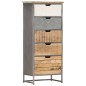 vidaXL Beistellschrank mit Schubladen 45x30x105 cm Mango Massivholz vidaXL Beistellschrank mit Schubladen 45x30x105 cm Mango Massivholz