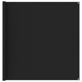vidaXL Zeltteppich 200x200 cm Schwarz