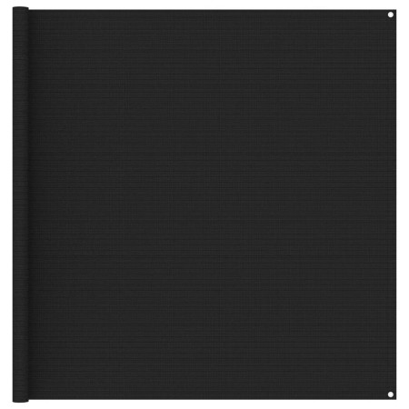 vidaXL Zeltteppich 200x200 cm Schwarz