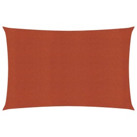 vidaXL Sonnensegel 160 g/m² Terrakottarot 4x5 m HDPE
