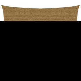 vidaXL Sonnensegel 160 g/m² Taupe 4,5x4,5 m HDPE