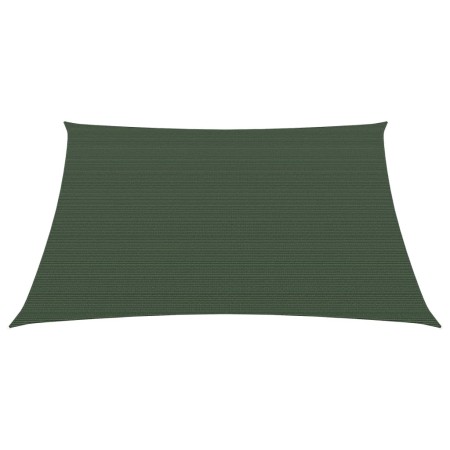 vidaXL Sonnensegel 160 g/m² Dunkelgrün 5x5 m HDPE