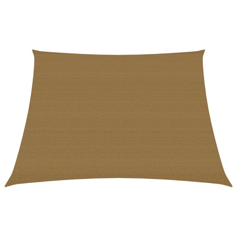 vidaXL Sonnensegel 160 g/m² Taupe 4/5x4 m HDPE vidaXL Sonnensegel 160 g/m² Taupe 4/5x4 m HDPE