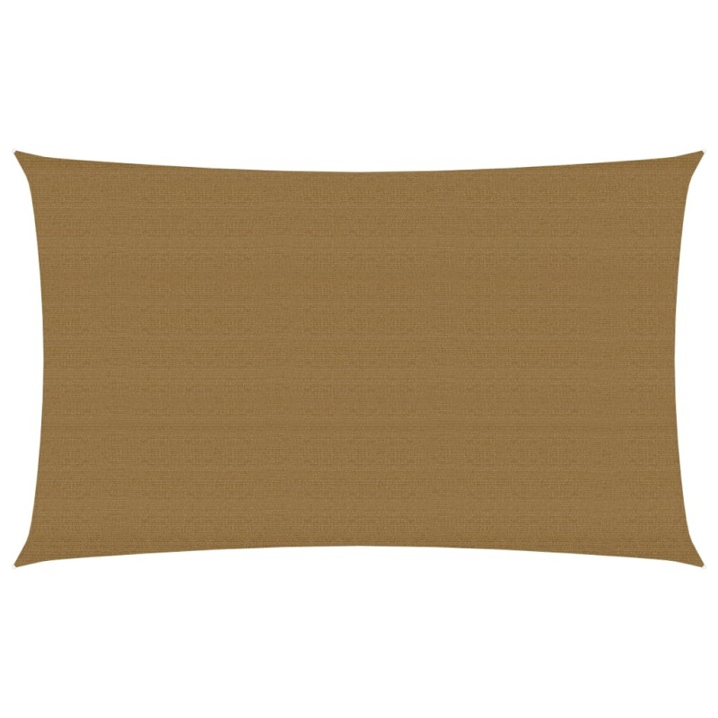 vidaXL Sonnensegel 160 g/m² Taupe 2,5x5 m HDPE vidaXL Sonnensegel 160 g/m² Taupe 2,5x5 m HDPE