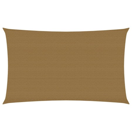 vidaXL Sonnensegel 160 g/m² Taupe 2,5x5 m HDPE
