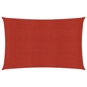 vidaXL Sonnensegel 160 g/m² Rot 4x5 m HDPE