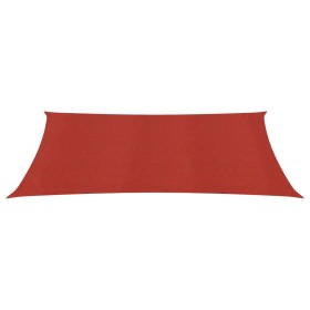 vidaXL Sonnensegel 160 g/m² Rot 4x5 m HDPE