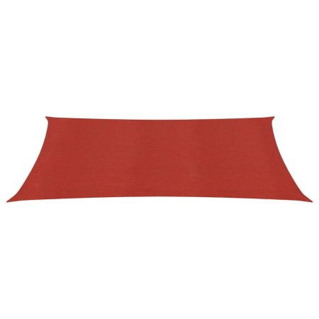 vidaXL Sonnensegel 160 g/m² Rot 6x8 m HDPE