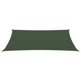 vidaXL Sonnensegel 160 g/m² Dunkelgrün 3x6 m HDPE