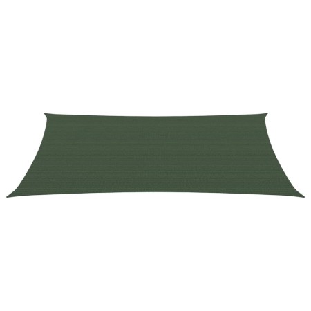 vidaXL Sonnensegel 160 g/m² Dunkelgrün 3x6 m HDPE