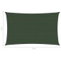 vidaXL Sonnensegel 160 g/m² Dunkelgrün 3x6 m HDPE vidaXL Sonnensegel 160 g/m² Dunkelgrün 3x6 m HDPE