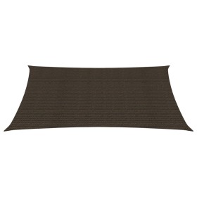 vidaXL Sonnensegel 160 g/m² Braun 4x5 m HDPE