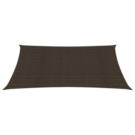 vidaXL Sonnensegel 160 g/m² Braun 4x5 m HDPE