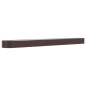 vidaXL Hochbeet Pulverbeschichteter Stahl 620x80x36 cm Braun vidaXL Hochbeet Pulverbeschichteter Stahl 620x80x36 cm Braun