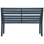 vidaXL Gartenbank Grau 112 cm Massivholz Tanne vidaXL Gartenbank Grau 112 cm Massivholz Tanne