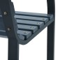 vidaXL Gartenbank Grau 112 cm Massivholz Tanne vidaXL Gartenbank Grau 112 cm Massivholz Tanne