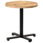 vidaXL Bistrotisch Rund Ø70x75 cm Raues Mangoholz vidaXL Bistrotisch Rund Ø70x75 cm Raues Mangoholz