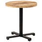 vidaXL Bistrotisch Rund Ø70x75 cm Raues Mangoholz vidaXL Bistrotisch Rund Ø70x75 cm Raues Mangoholz