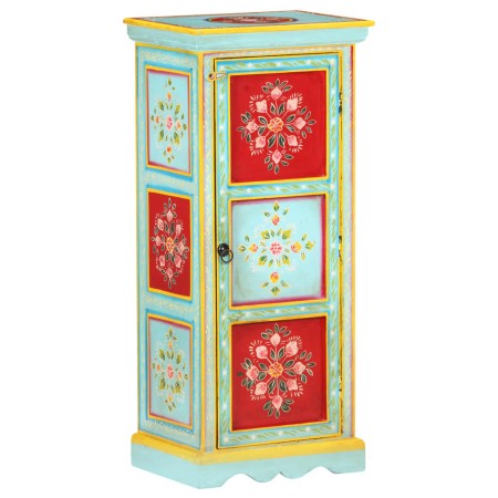 vidaXL Highboard Handbemalt 40x30x90 cm Mango Massivholz   