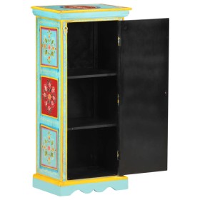 vidaXL Highboard Handbemalt 40x30x90 cm Mango Massivholz   