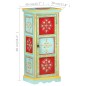 vidaXL Highboard Handbemalt 40x30x90 cm Mango Massivholz vidaXL Highboard Handbemalt 40x30x90 cm Mango Massivholz