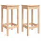 vidaXL Barstühle 2 Stk. 40x40x78 cm Massivholz Kiefer vidaXL Barstühle 2 Stk. 40x40x78 cm Massivholz Kiefer