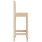 vidaXL Barstühle 2 Stk. 40x41,5x112 cm Massivholz Kiefer vidaXL Barstühle 2 Stk. 40x41,5x112 cm Massivholz Kiefer
