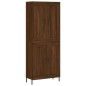 Highboard Braun Eichen-Optik 69,5x34x180 cm Holzwerkstoff Highboard Braun Eichen-Optik 69,5x34x180 cm Holzwerkstoff