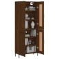 Highboard Braun Eichen-Optik 69,5x34x180 cm Holzwerkstoff Highboard Braun Eichen-Optik 69,5x34x180 cm Holzwerkstoff