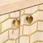 vidaXL Sideboard Golden 120x30x75 cm Massivholz Mango vidaXL Sideboard Golden 120x30x75 cm Massivholz Mango