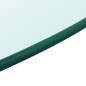 vidaXL Tischplatte aus gehärtetem Glas rund 800 mm vidaXL Tischplatte aus gehärtetem Glas rund 800 mm