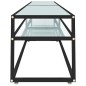 vidaXL TV-Schrank Weiß Marmor-Optik 220x40x40,5 cm Hartglas vidaXL TV-Schrank Weiß Marmor-Optik 220x40x40,5 cm Hartglas