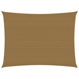 vidaXL Sonnensegel 160 g/m² Taupe 4x5 m HDPE