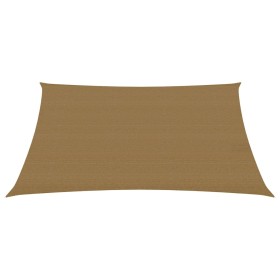 vidaXL Sonnensegel 160 g/m² Taupe 4x5 m HDPE