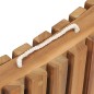 vidaXL 3-tlg. Garten-Lounge-Set Klappbar Massivholz Teak vidaXL 3-tlg. Garten-Lounge-Set Klappbar Massivholz Teak