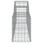 vidaXL Gabionen mit Hochbogen 15 Stk. 200x30x40/60 cm Verzinktes Eisen vidaXL Gabionen mit Hochbogen 15 Stk. 200x30x40/60 cm Verzinktes Eisen