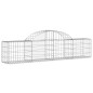 vidaXL Gabionen mit Hochbogen 12 Stk. 200x30x40/60 cm Verzinktes Eisen vidaXL Gabionen mit Hochbogen 12 Stk. 200x30x40/60 cm Verzinktes Eisen