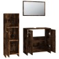 vidaXL 3-tlg. Badmöbel-Set Räuchereiche Holzwerkstoff vidaXL 3-tlg. Badmöbel-Set Räuchereiche Holzwerkstoff