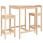 vidaXL 3-tlg. Gartenbar-Set Massivholz Kiefer vidaXL 3-tlg. Gartenbar-Set Massivholz Kiefer