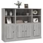 vidaXL Highboards 3 Stk. Grau Sonoma Holzwerkstoff vidaXL Highboards 3 Stk. Grau Sonoma Holzwerkstoff