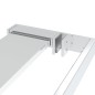 vidaXL Duschwand mit Ablage für Walk-In-Dusche Chrom 100x195 cm ESG vidaXL Duschwand mit Ablage für Walk-In-Dusche Chrom 100x195 cm ESG