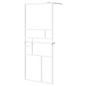 vidaXL Duschwand mit Ablage für Walk-In-Dusche Weiß 90x195 cm ESG vidaXL Duschwand mit Ablage für Walk-In-Dusche Weiß 90x195 cm ESG
