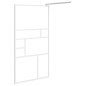 vidaXL Duschwand mit Ablage für Walk-In-Dusche Weiß 90x195 cm ESG vidaXL Duschwand mit Ablage für Walk-In-Dusche Weiß 90x195 cm ESG