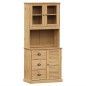 vidaXL Highboard VIGO 78x40x175 cm Massivholz Kiefer vidaXL Highboard VIGO 78x40x175 cm Massivholz Kiefer