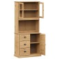 vidaXL Highboard VIGO 78x40x175 cm Massivholz Kiefer vidaXL Highboard VIGO 78x40x175 cm Massivholz Kiefer