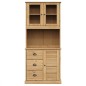 vidaXL Highboard VIGO 78x40x175 cm Massivholz Kiefer vidaXL Highboard VIGO 78x40x175 cm Massivholz Kiefer