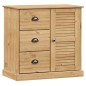 vidaXL Highboard VIGO 78x40x175 cm Massivholz Kiefer vidaXL Highboard VIGO 78x40x175 cm Massivholz Kiefer